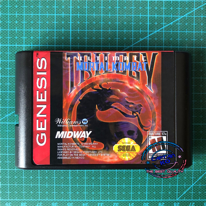 Купить Ultimate Mortal Kombat Trilogy Character SEGA GENESIS Mega Drive  (Игровые Приставки) заказать с доставкой лот № 312852604305